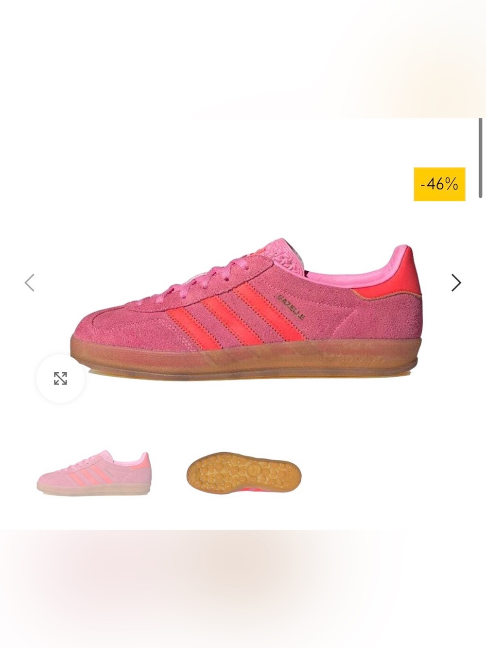 ADIDAS GAZELLE INDOOR BEAM PINK